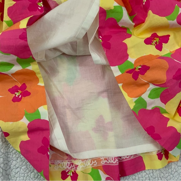 Lilly Pulitzer Betsey Dress Pink Falling For You Floral Strapless Preppy Size 2 - Picture 7 of 15